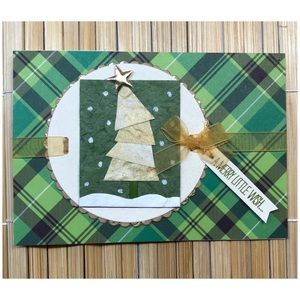Handmade Christmas Tree 🎄 Greeting Card